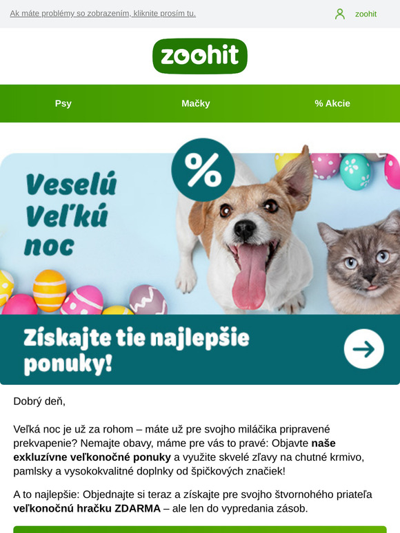 Veľkonočné ponuky: S nami ušetríte!