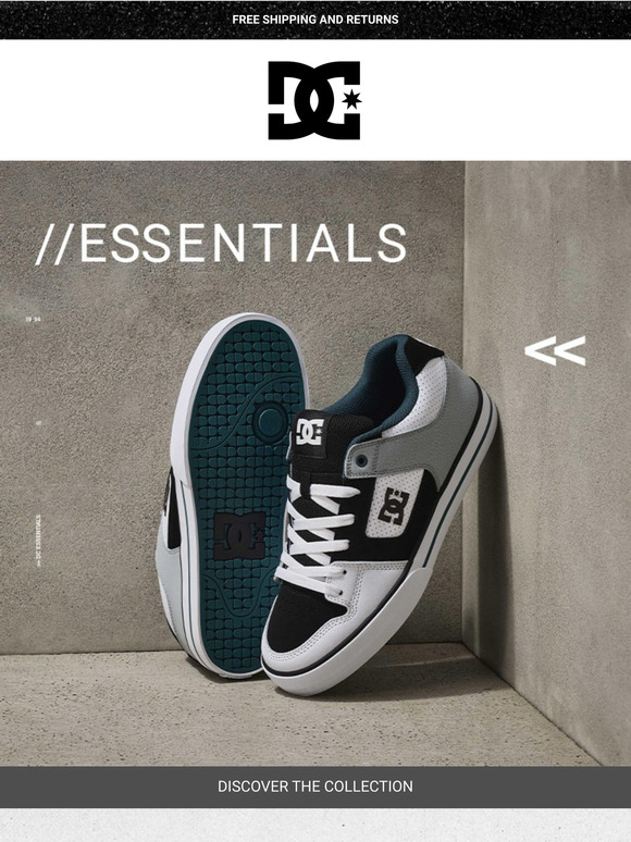 The Essentials – Your Everyday DC Footwear