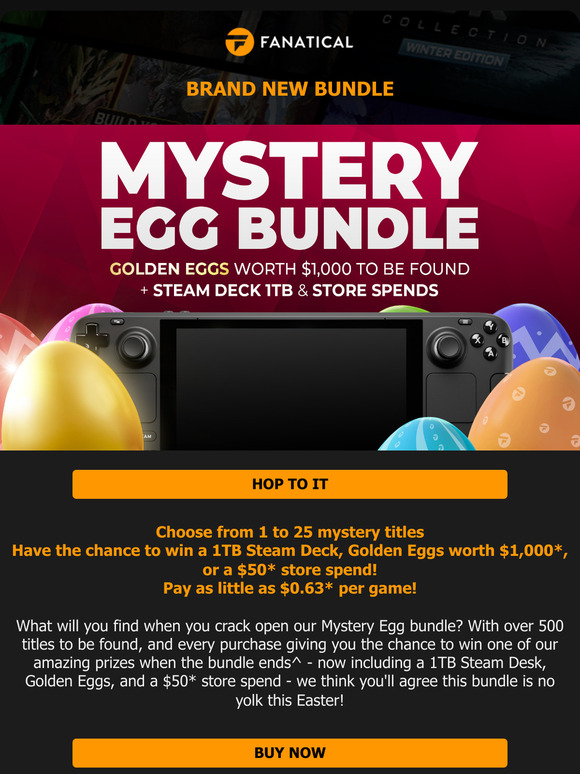 WIN a 1TB Steam Deck!