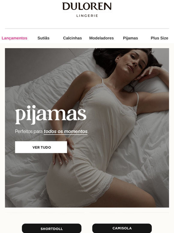 Pijamas para noites especiais! Confira agora 🌙