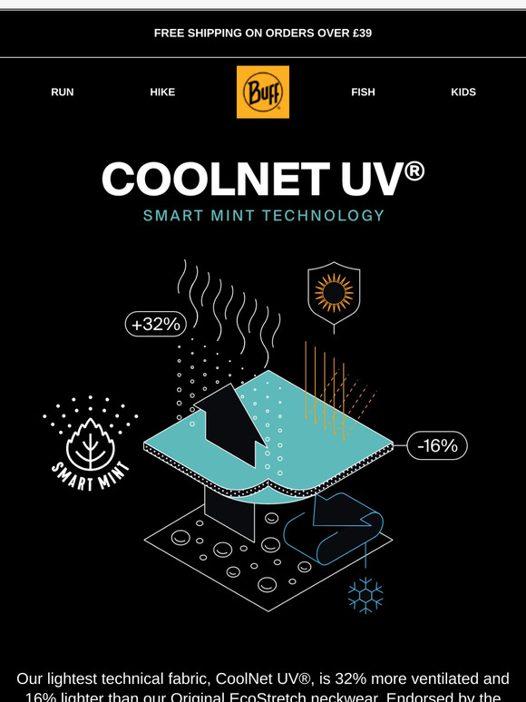 Our Lightest Fabric, CoolNet UV®, Now with NEW Tech! 🌿🧊