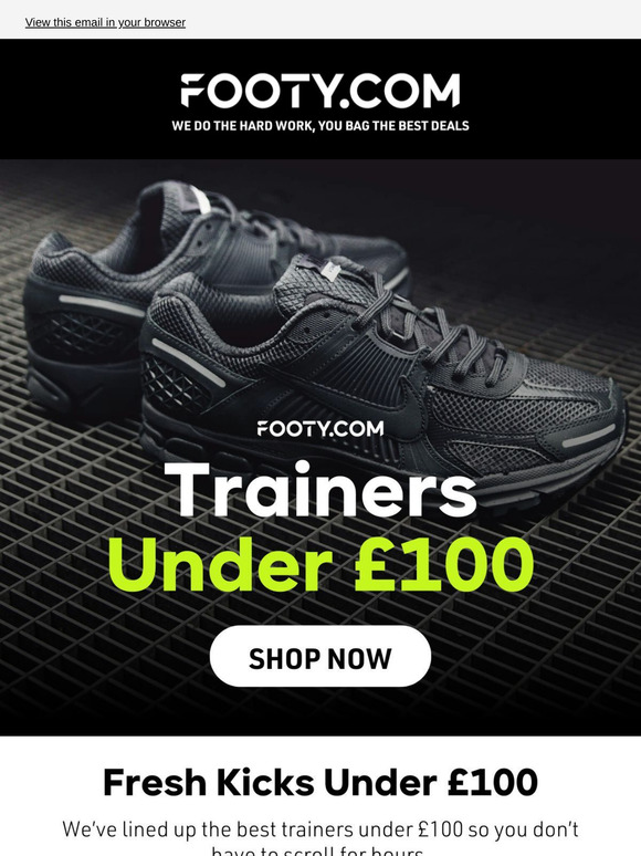🚨 Trainers Under £100!