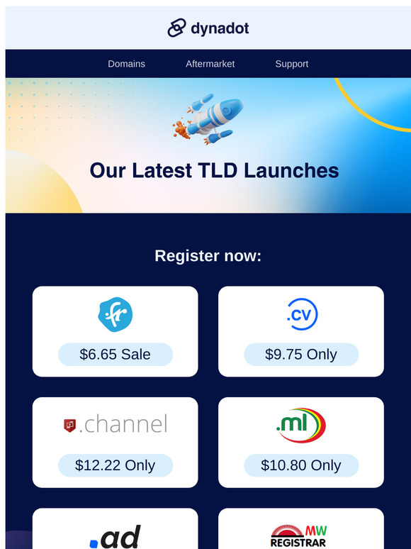 New TLDs Are Here! Claim Your Spot on the Web 🌐