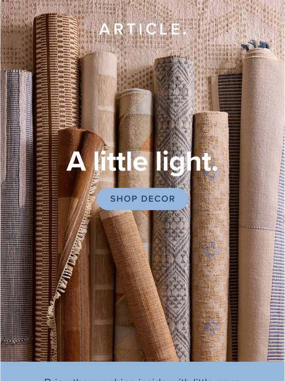 More in decor: Meet our newest additions