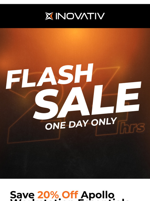 Flash Sale: 20% Off Apollo Workstation Cart Today Only!