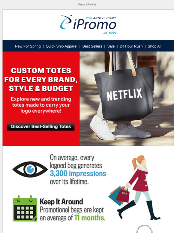 Tote-ally Custom Bags + Your Logo