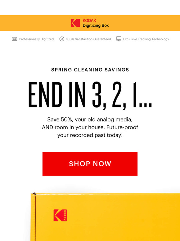 Freshen up your archives with 50% OFF 🌷