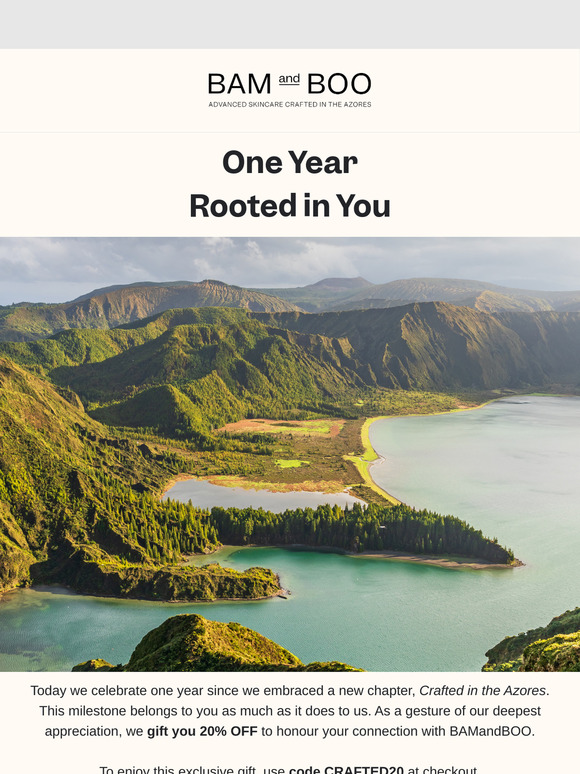 Crafted in the Azores 🌋 Celebrated With You