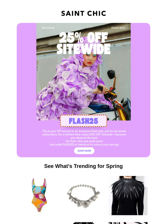25% OFF SITE WIDE