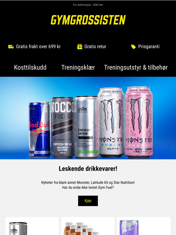 Nyheter fra Monster, Latitude 65, Star og mer! 😍🍹