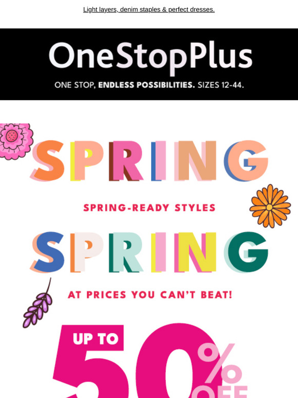 Good News! Up to 50% off
