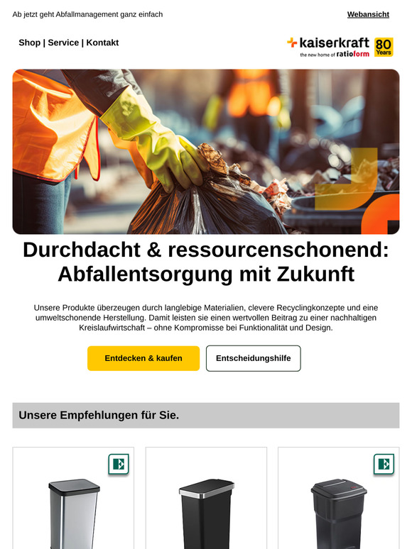 Clevere Abfalltrennung – für eine saubere Zukunft