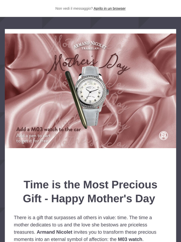Time is the Most Precious Gift - Happy Mother's Day