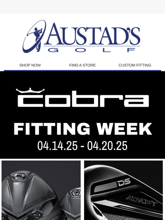 🏌️‍♂️FREE Fittings During Cobra Fitting Week!