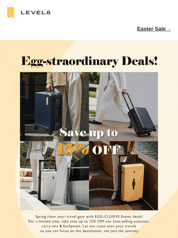 🐰🐰Hop Into Easter Savings! Grab Your Perfect Luggage!