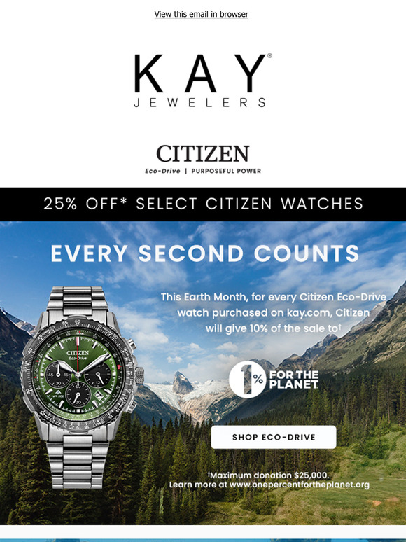 Now’s the Time ⌚️ 25% OFF* Select Citizen Watches
