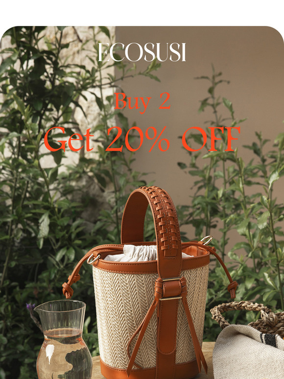 Spring's New Arrivals: Get 20% Off When You Buy 2!