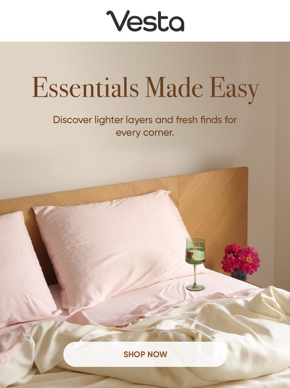 Trendy Sheets & Layers for Spring