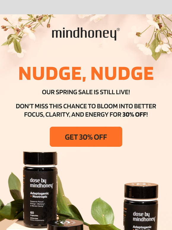 Still live: Spring Sale 🌻