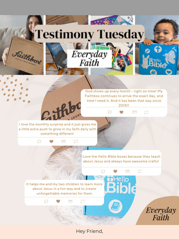 ✨ Celebrate Testimony Tuesday with Us!