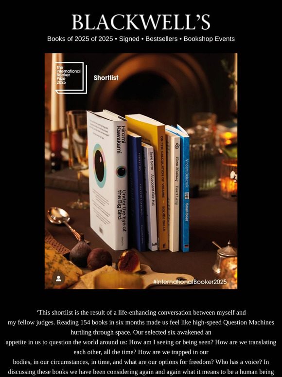 The International Booker Prize