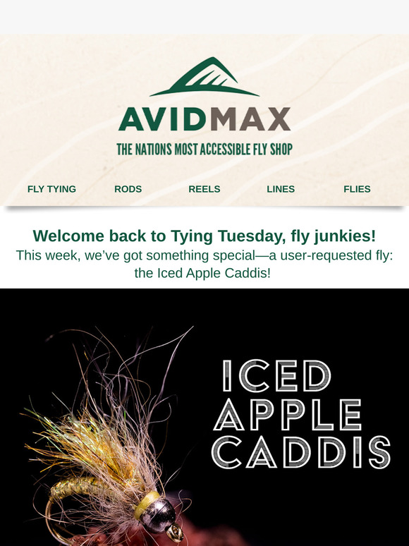 Iced Apple Caddis | Tying Tuesday