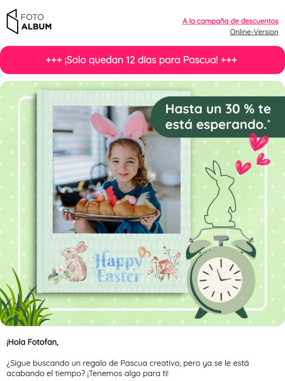 Información de entrega para Pascua 🐰