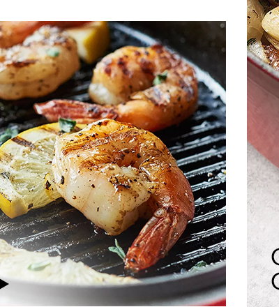 Grilled Shrimp Kebabs with Vegetable Rice