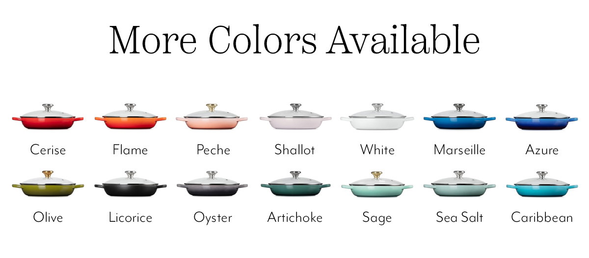 Le Creuset Signature Braiser with Glass Lid, 2.25 qt.