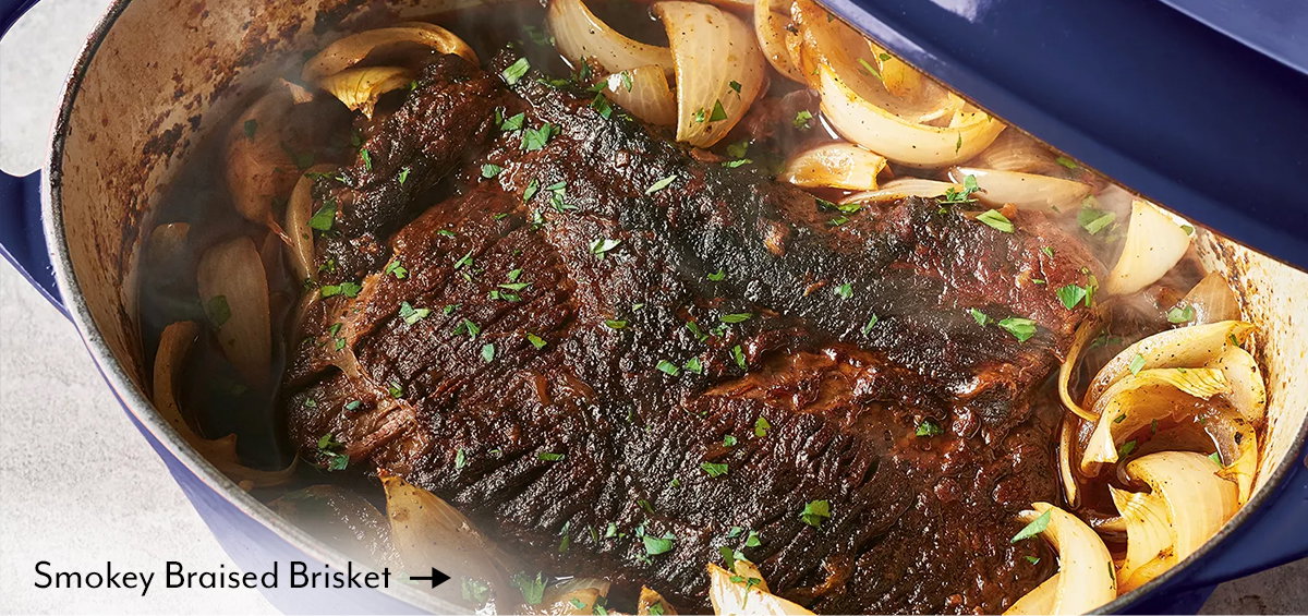 Smokey Braised Brisket and Onions