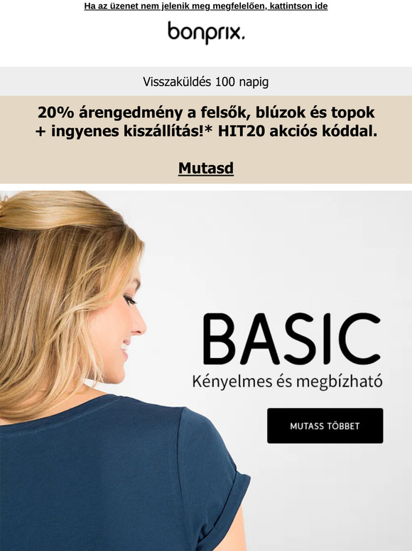 Felsők, blúzok és topok - nézd meg a kollekciót