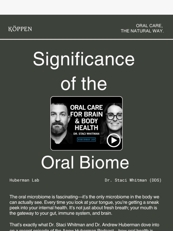 Oral Biome: Key to Your Overall Health