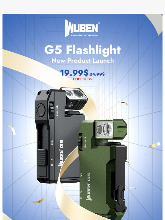 Wuben G5 Launch  Now
