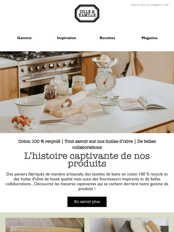 L’histoire captivante de nos produits