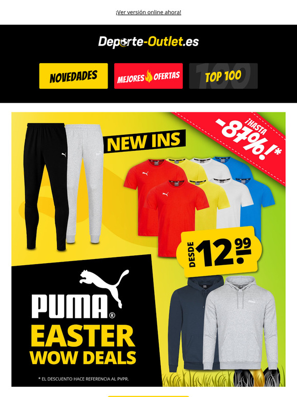 Novedades PUMA Basics desde 12,99 € 🤩🐣