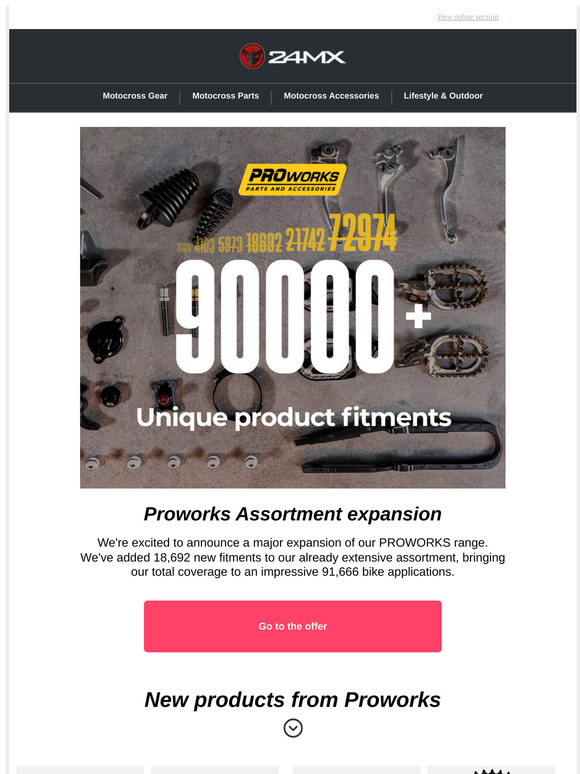PROWORKS Just got bigger: 18,692 new fitments added!