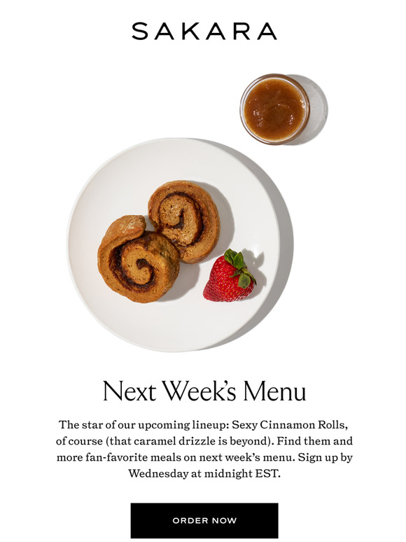 Next Week's Menu