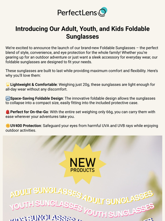 Unveiling Stylish, Foldable Sunglasses for You! 😎