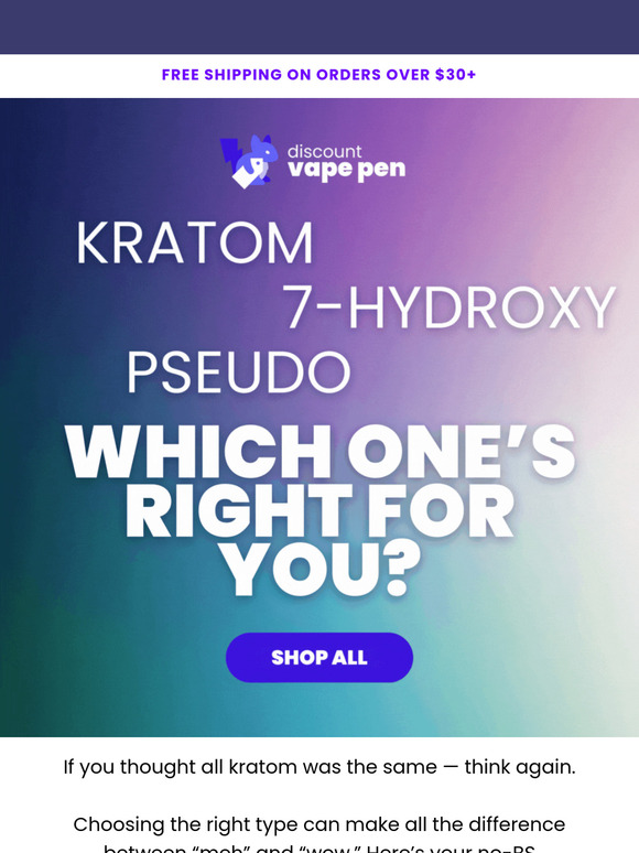 Picking the Wrong Kratom?