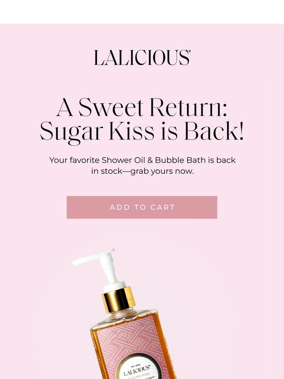 Lalicious: Sugar Kiss Is Back – Grab Yours Now! | Milled