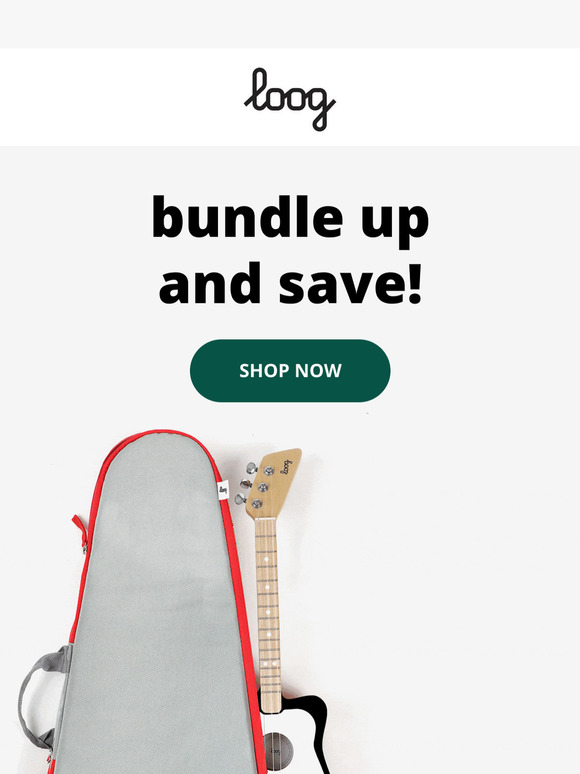 Save up to 20% on our guitar bundles