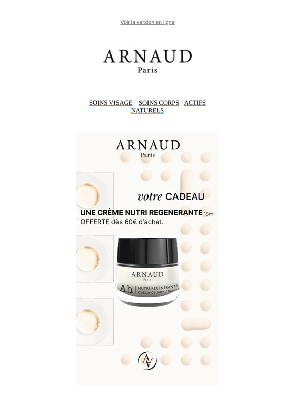 Votre CADEAU une crème de jour 15ml OFFERTE ✨
