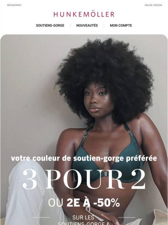Les couleurs de soutien-gorge dont vous avez besoin: jaune pâle, moka & rose bébé