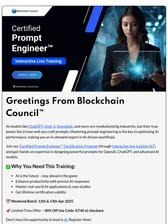 🎓 From Beginner to Prompt Expert – Learn Live This Weekend