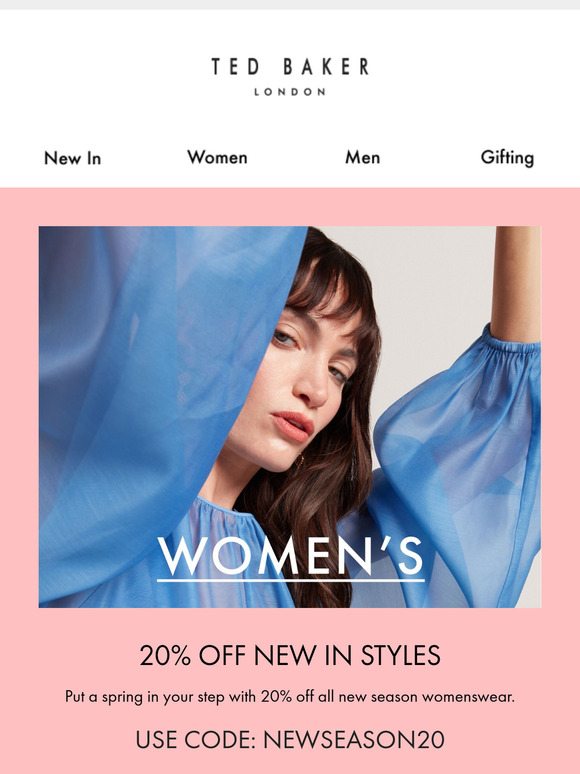 NOW ON: 20% Off New Season