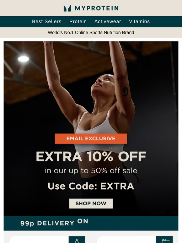 Email Exclusive: EXTRA 10% off your order