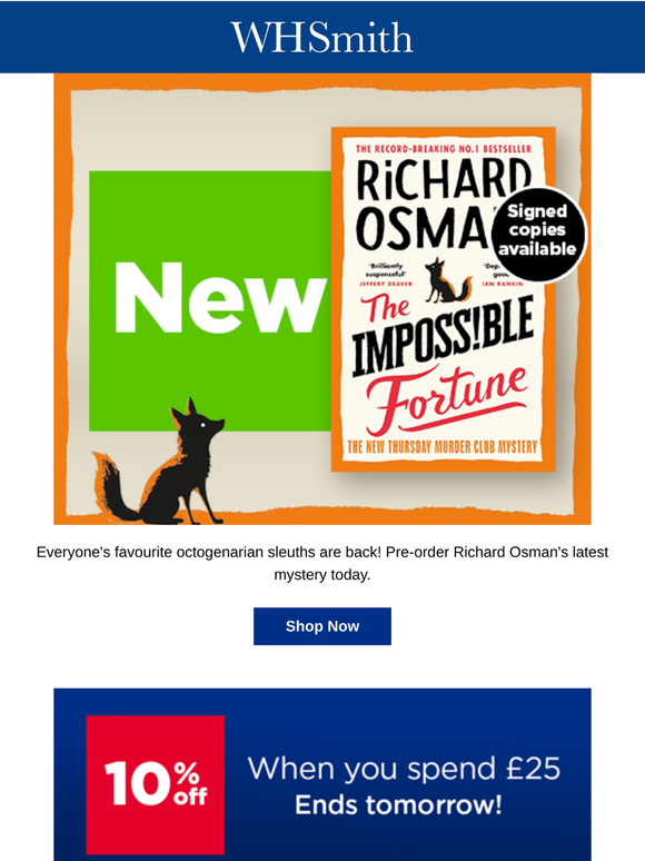 New Richard Osman! 🦊