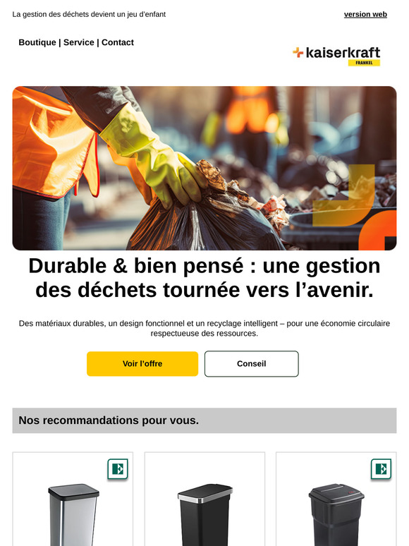 Trier astucieusement pour un avenir plus vert
