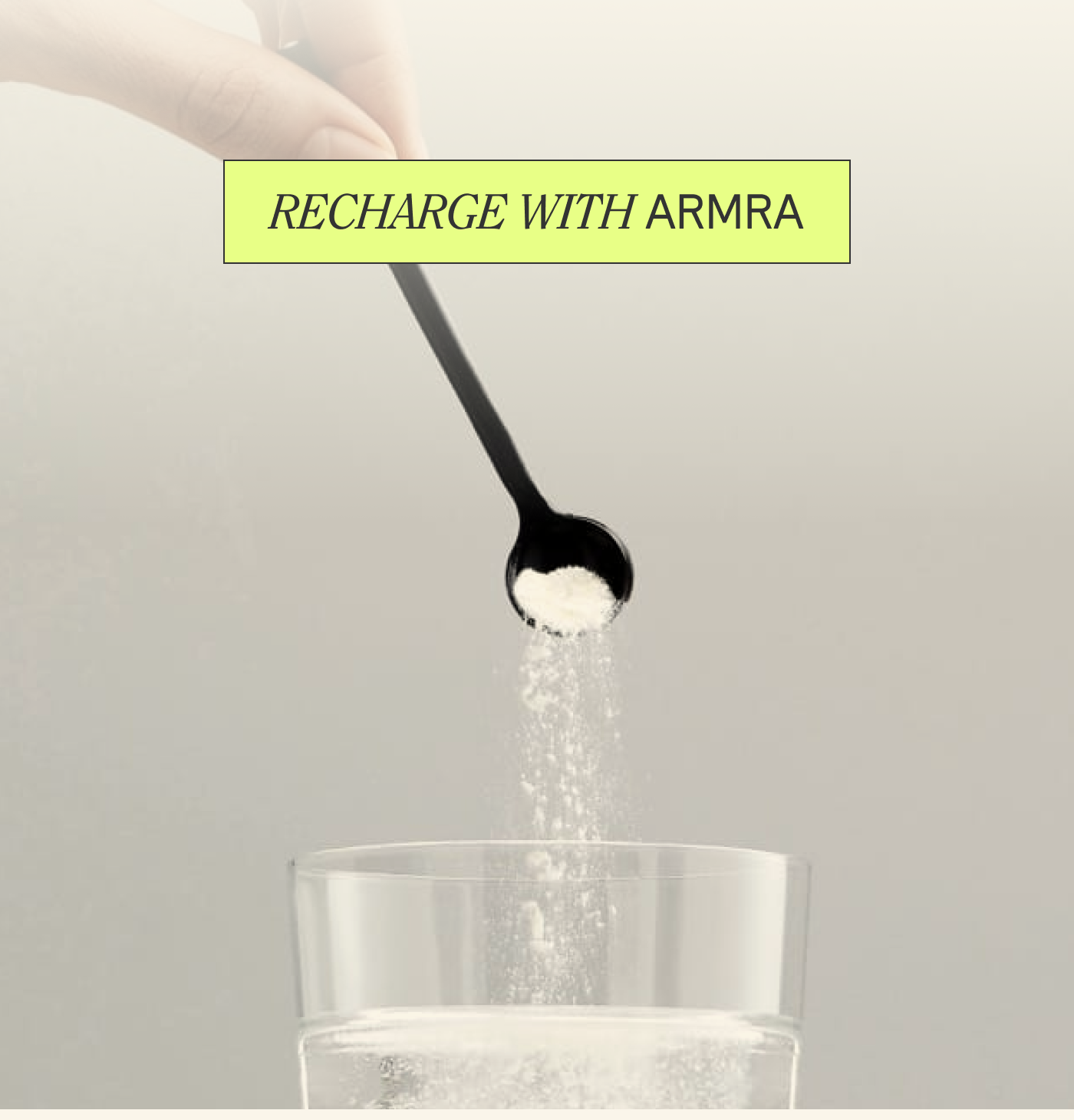 RECHARGE WITH ARMRA