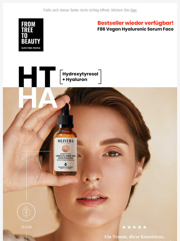 🤩 F86 Vegan Hyaluronic Serum wieder verfügbar!